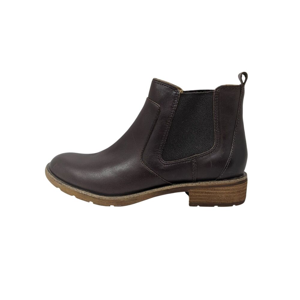 Sofft Brown Leather Chelsea Ankle Boots Women's Size 7.5 Comfort - Picture 4 of 13